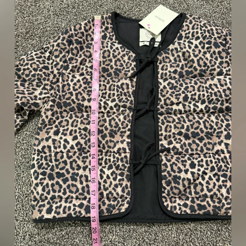 NWT Bohme Armani Leopard Jacket | Size Medium - Picture 6 of 6